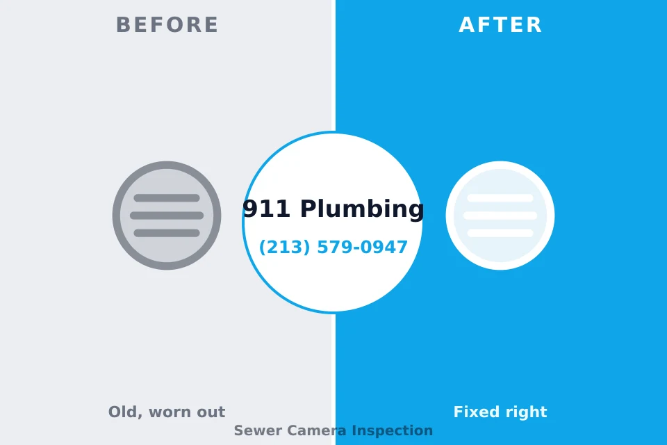 Before and after: plumbing repair Fort Lupton, CO